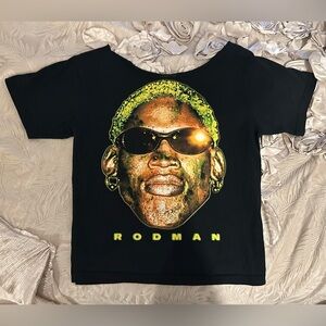 Rodman women’s S vintage oversized graphic tee- bad as I wanna be, like new